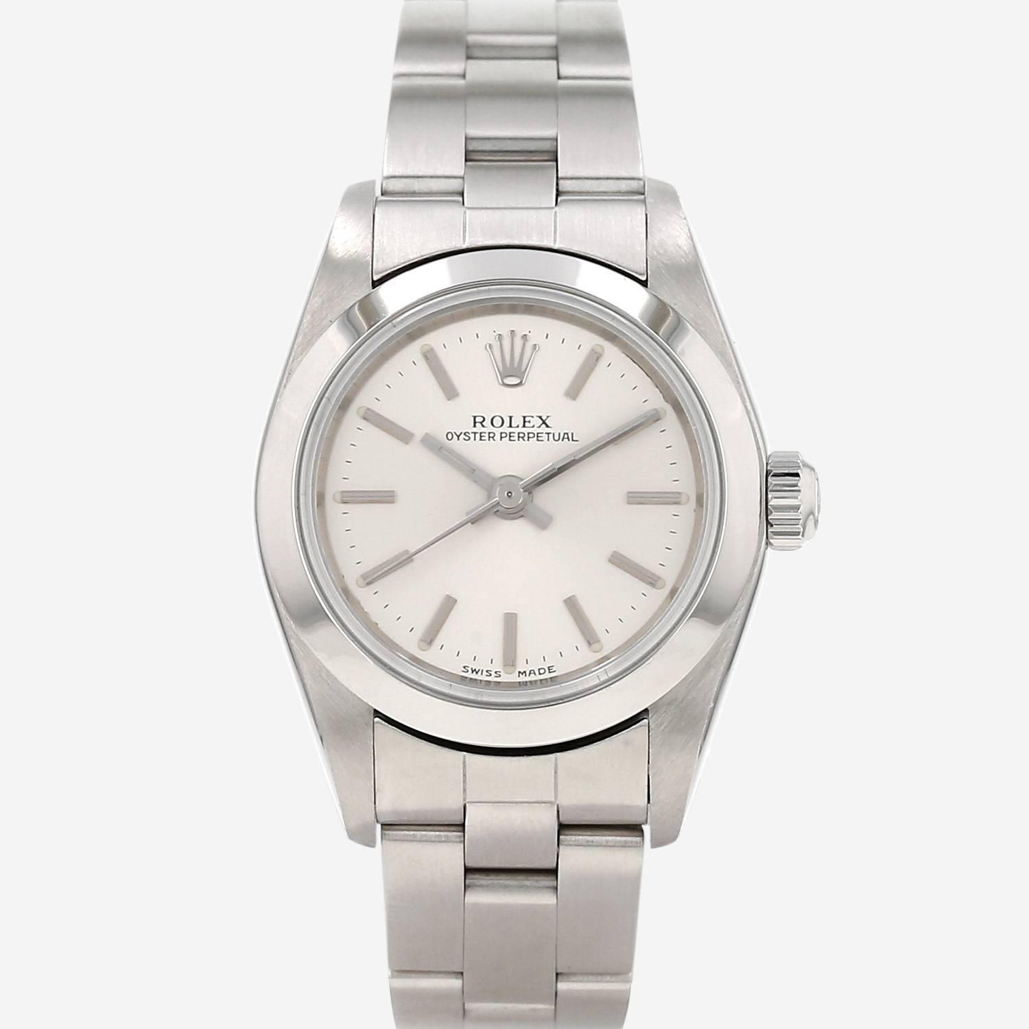 Rolex Lady Oyster Perpetual  in stainless steel Ref: Rolex - 76080  Circa 1998