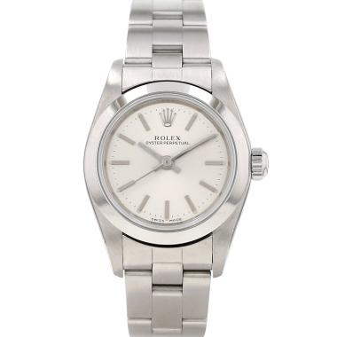 Montre Rolex Lady Oyster Perpetual en acier Ref: Rolex - 76080  Vers 1998