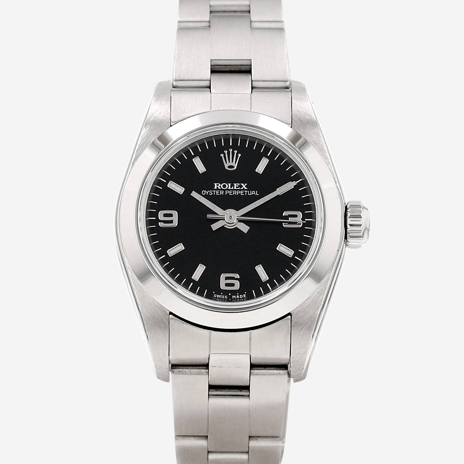 Rolex Lady Oyster Perpetual  in stainless steel Ref: Rolex - 76080  Circa 1998