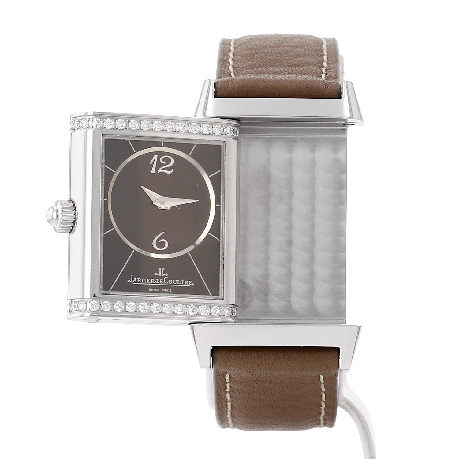 Reloj Jaeger-LeCoultre Reverso-Duetto de acero Ref: Jaeger-LeCoultre - 256.8.75  Circa 2010 - Detail D3