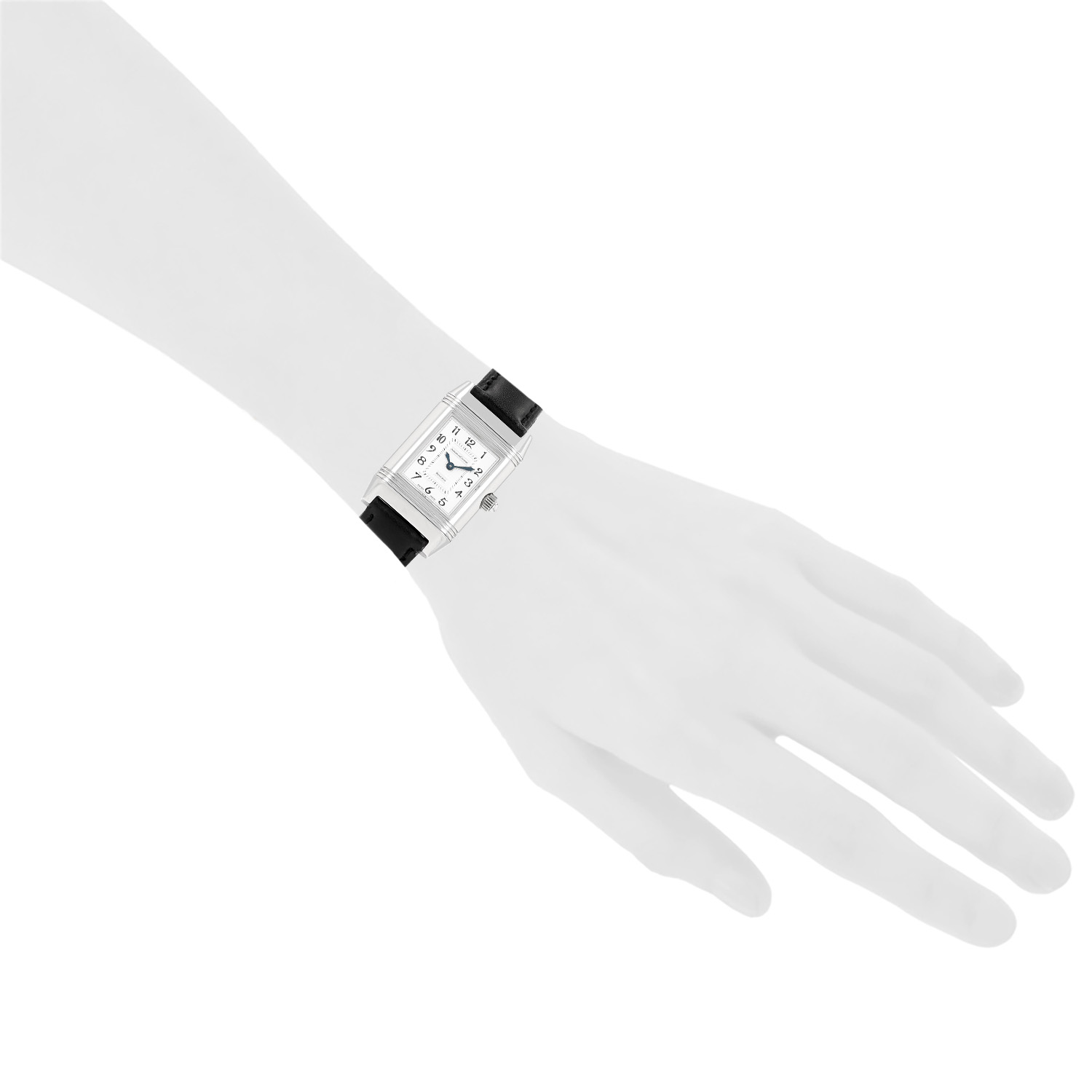 Montre Jaeger-LeCoultre Reverso-Duetto en acier Ref: Jaeger Lecoultre - 266844  Vers 2000 - Detail D1