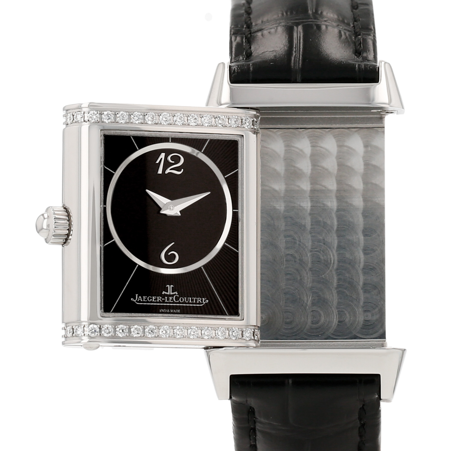 Reloj Jaeger-LeCoultre Reverso-Duetto de acero Ref: Jaeger-LeCoultre - 256.8.75  Circa 2010 - Detail D3