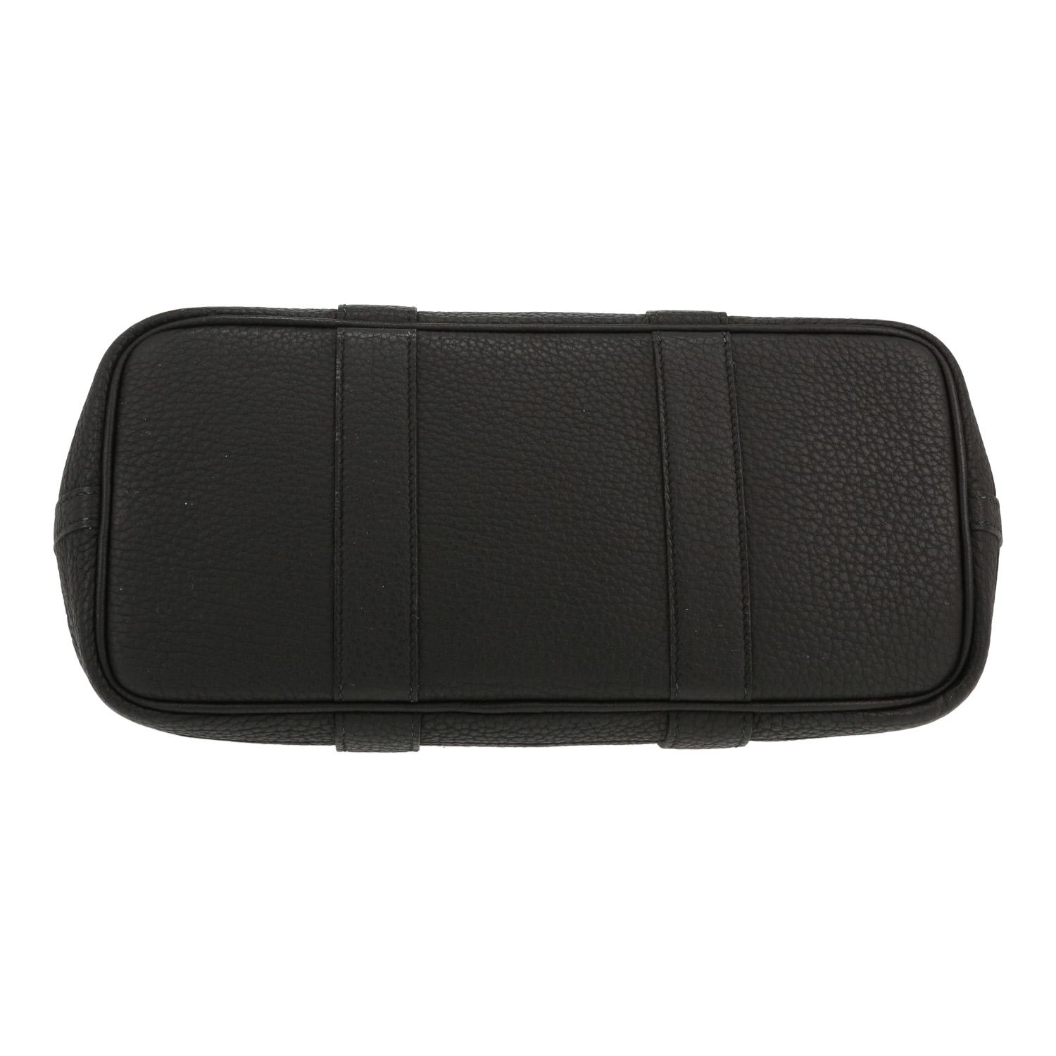 Bolso de mano Hermès  Garden Party 30 cm en cuero togo negro - Detail D1