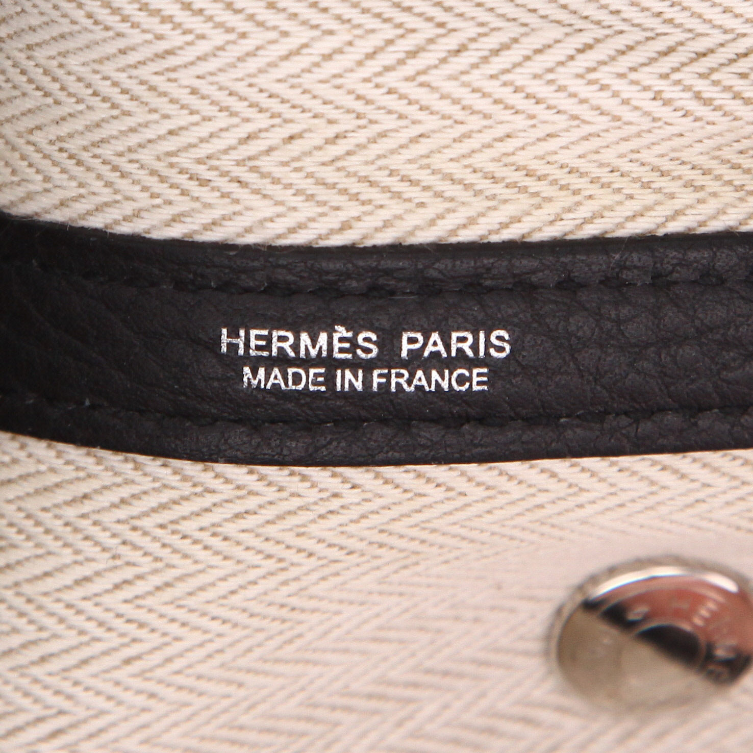 Borsa Hermès  Garden Party in pelle togo nera - Detail D2