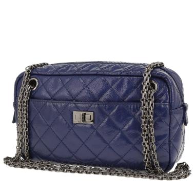 Bolso de mano Chanel  Camera en charol acolchado violeta