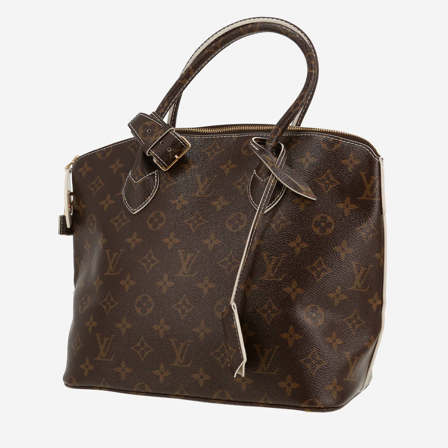 Borsa Louis Vuitton  Lockit in tela monogram marrone