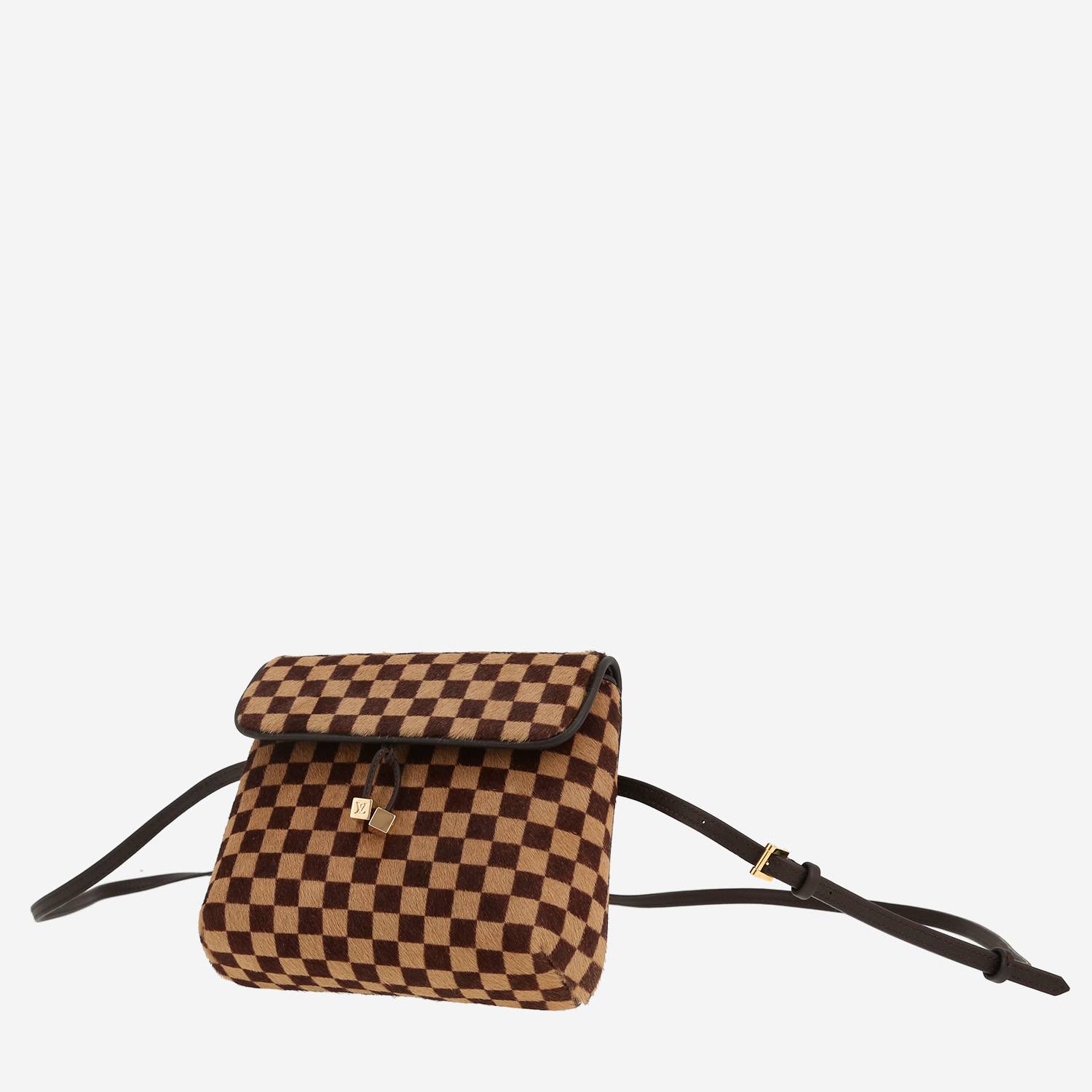 Pochette-cintura Louis Vuitton   in puledro beige e marrone