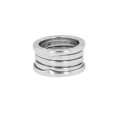 Bague Bulgari B.Zero1 grand modèle en or blanc, taille 50