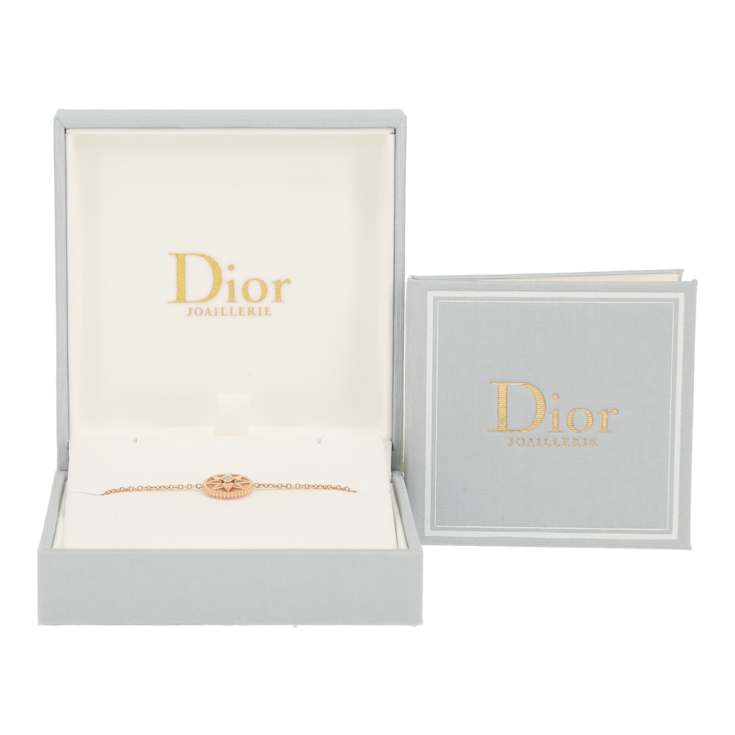 Brazalete Dior Rose des vents de oro rosa, ópalo y diamante