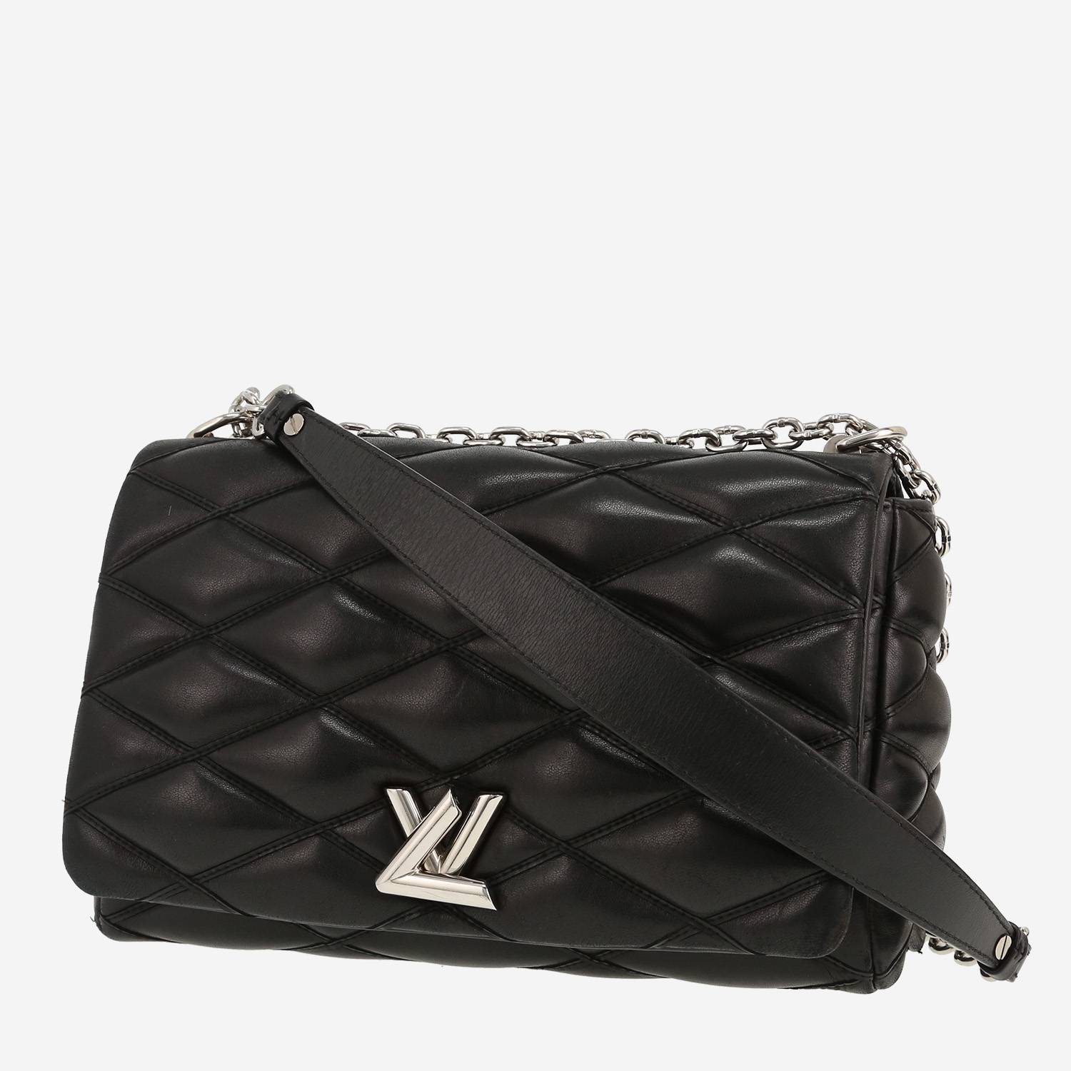 Borsa Louis Vuitton  Malletage in pelle trapuntata nera