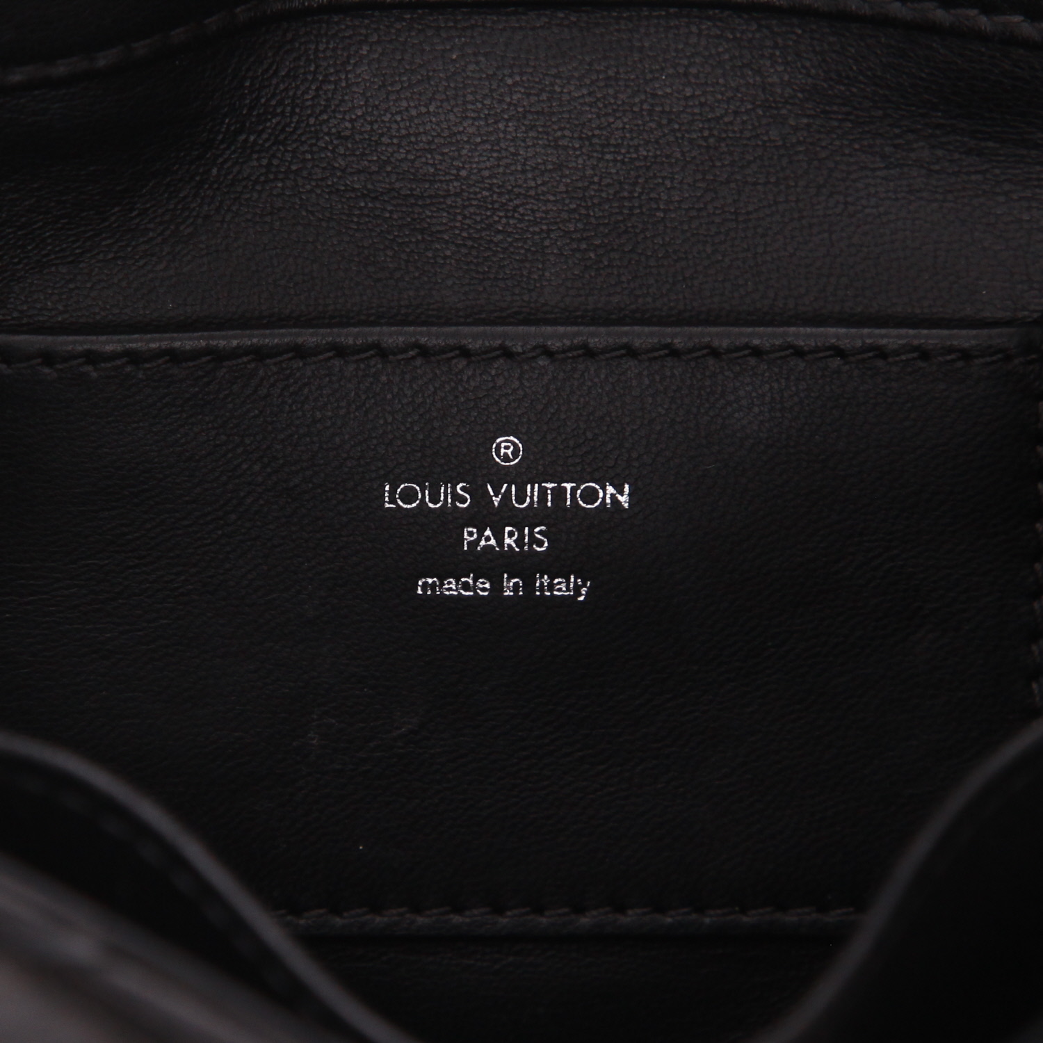 Borsa Louis Vuitton  Malletage in pelle trapuntata nera - Detail D2