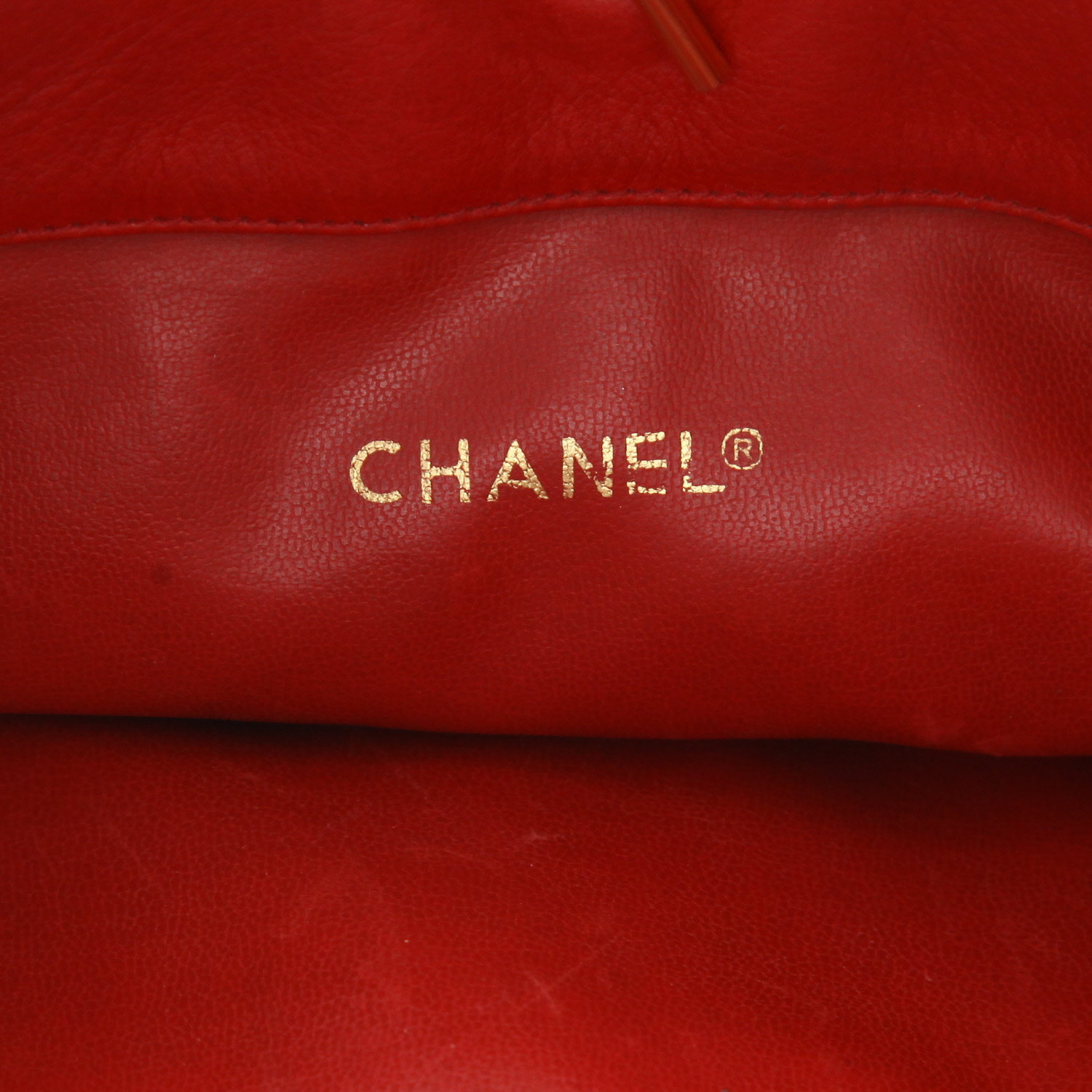 Borsa Chanel   in pelle trapuntata rossa - Detail D2