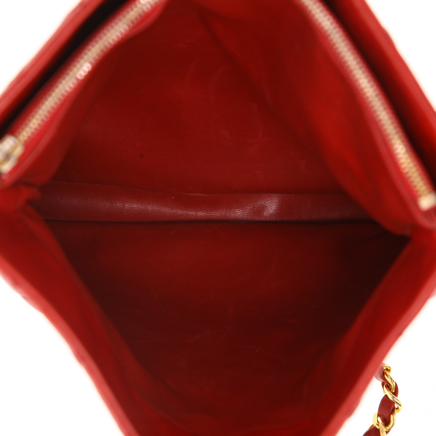 Borsa Chanel   in pelle trapuntata rossa - Detail D3