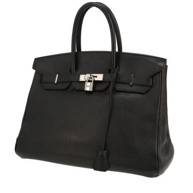 Sac à main Hermès  Birkin 35 cm en cuir togo noir
