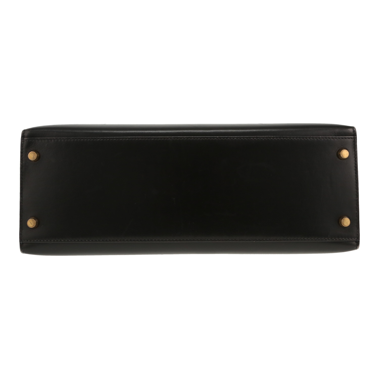 Sac à main Hermès  Kelly 32 cm en cuir box noir - Detail D1