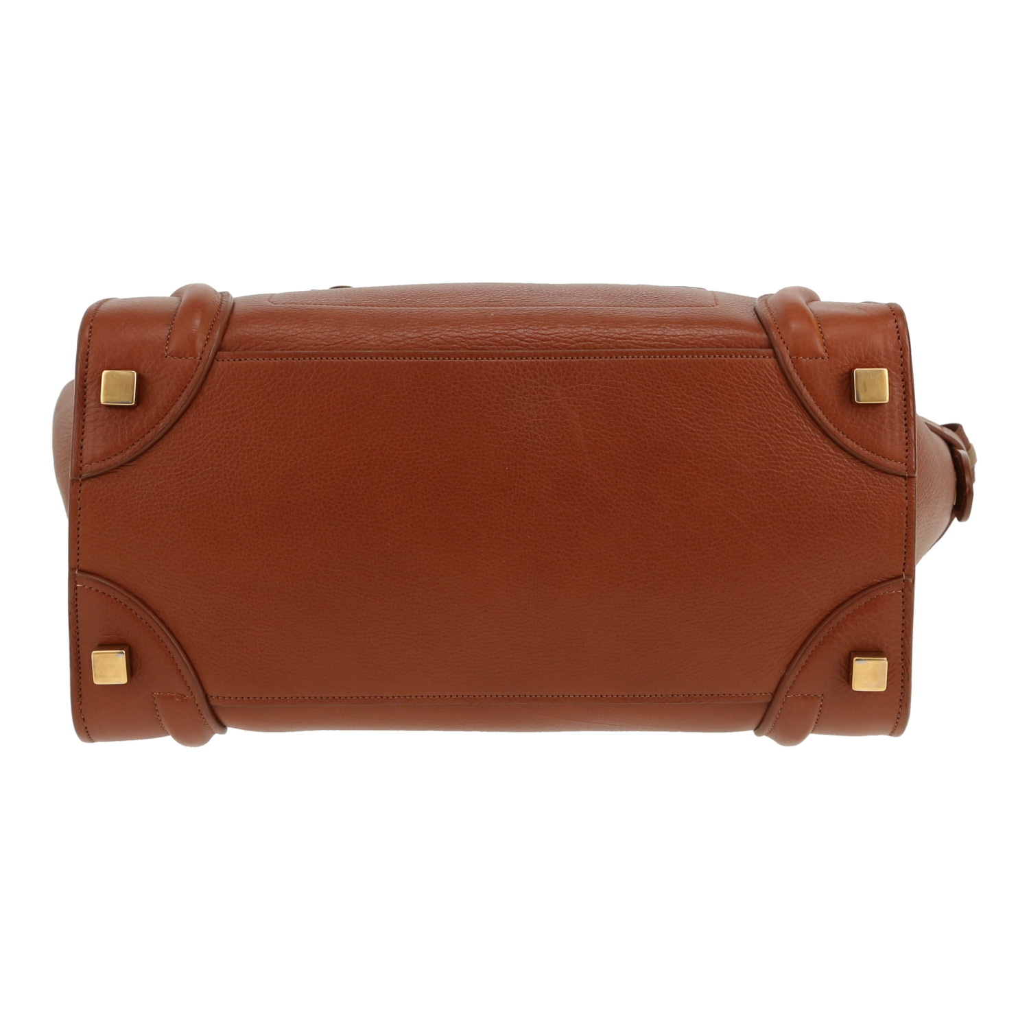 Borsa Celine  Luggage in pelle marrone - Detail D1