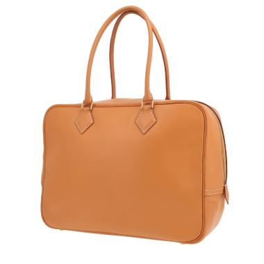 Hermès ‘Plume’ handbag in gold leather