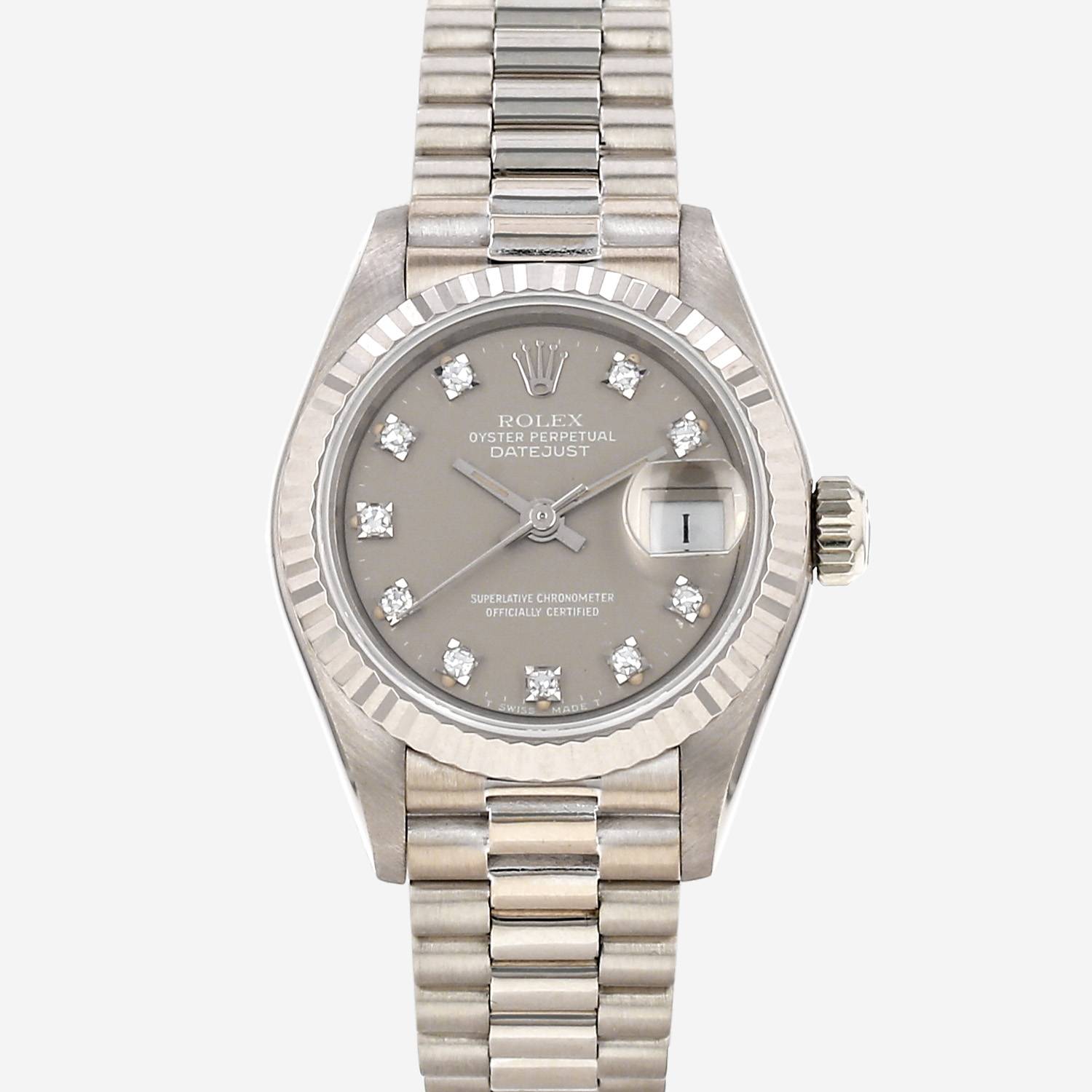 Orologio Rolex Datejust Lady in oro bianco Ref: Rolex - 69179  Circa 1987