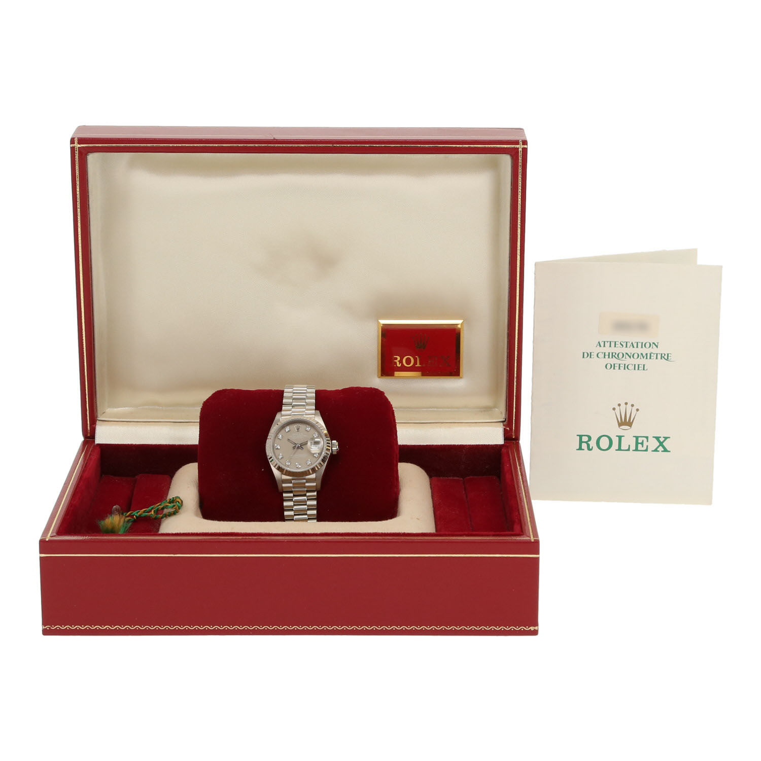 Reloj Rolex Datejust Lady de oro blanco Ref: Rolex - 69179  Circa 1987