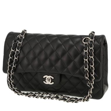 Chanel  Timeless Classic handbag  in black quilted leather