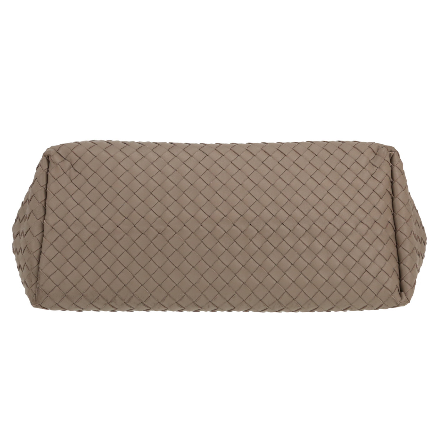 Borsa Bottega Veneta   in pelle intrecciata grigia - Detail D1