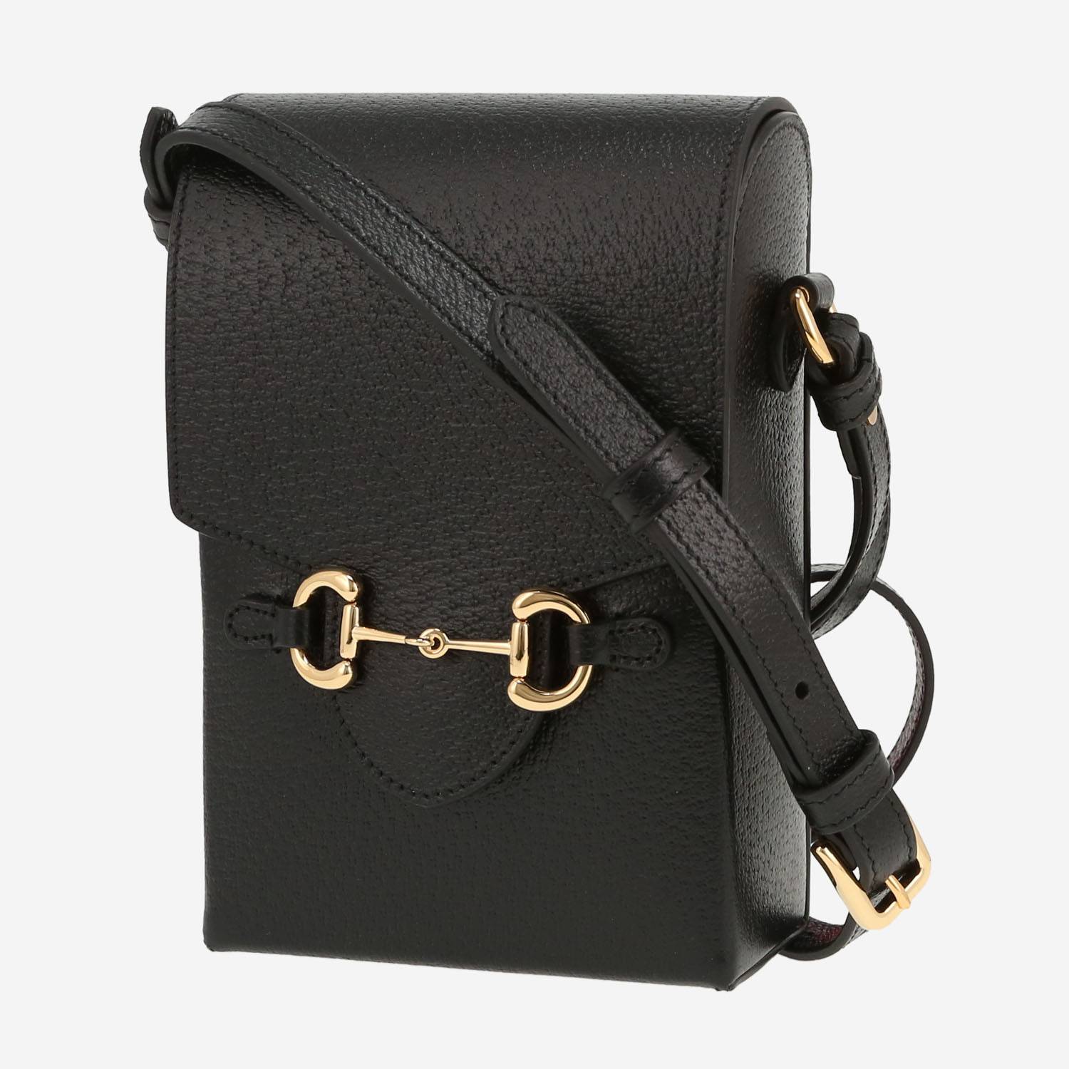 Sac bandoulière Gucci  1955 Horsebit en cuir noir