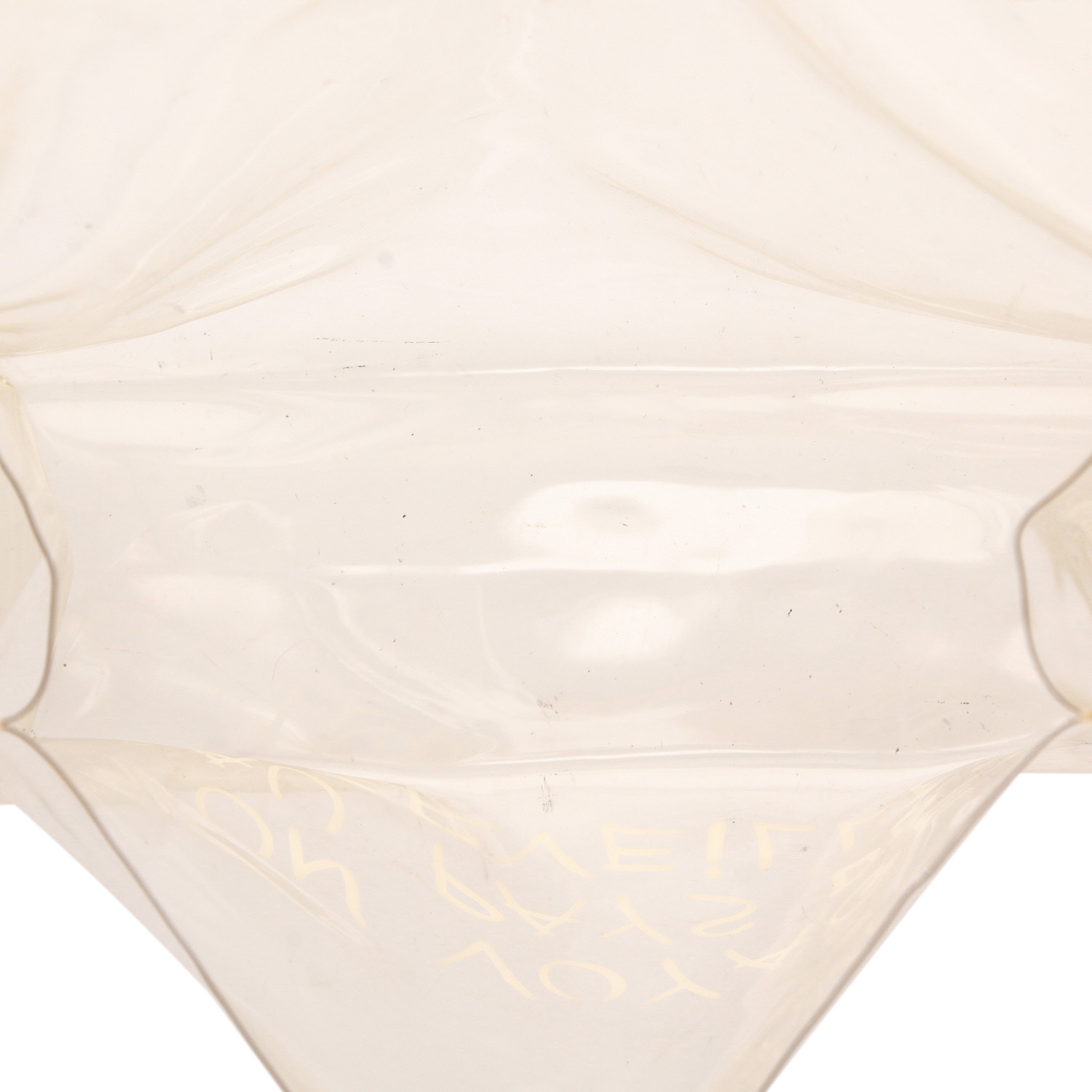 Hermès  Kelly Plastic handbag  in transparent vinyl - Detail D3