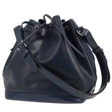 Bolso Cabás Louis Vuitton  Noé modelo pequeño  en cuero Epi azul marino