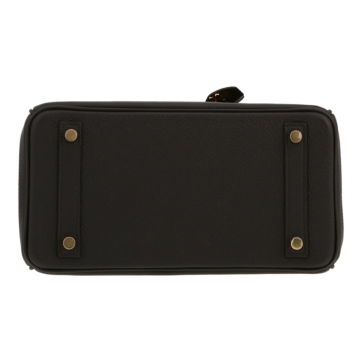 Hermès  Birkin 25 cm handbag  in black togo leather - Detail D1