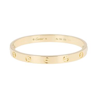 Cartier Love bracelet in yellow gold, size 16
