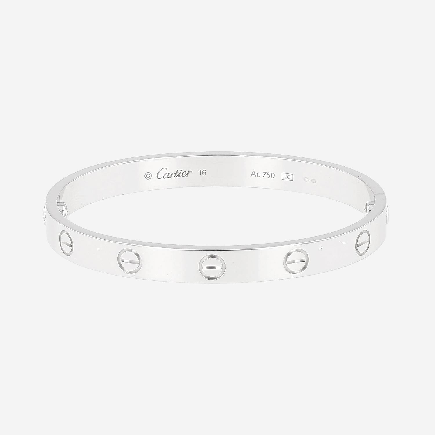 Bracciale Cartier Love in oro bianco