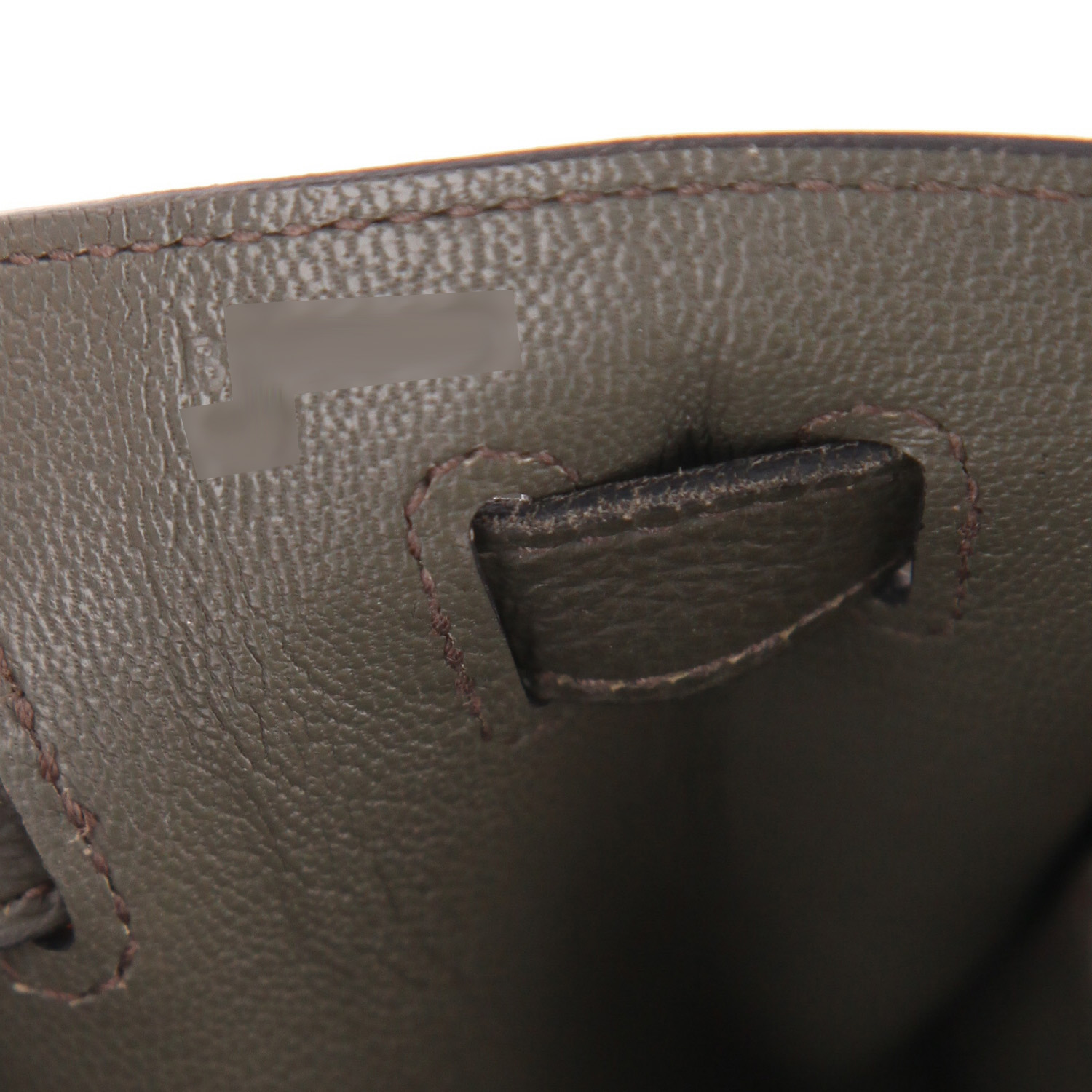 Sac à main Hermès  Kelly 32 cm en cuir togo Vert de Gris - Detail D4