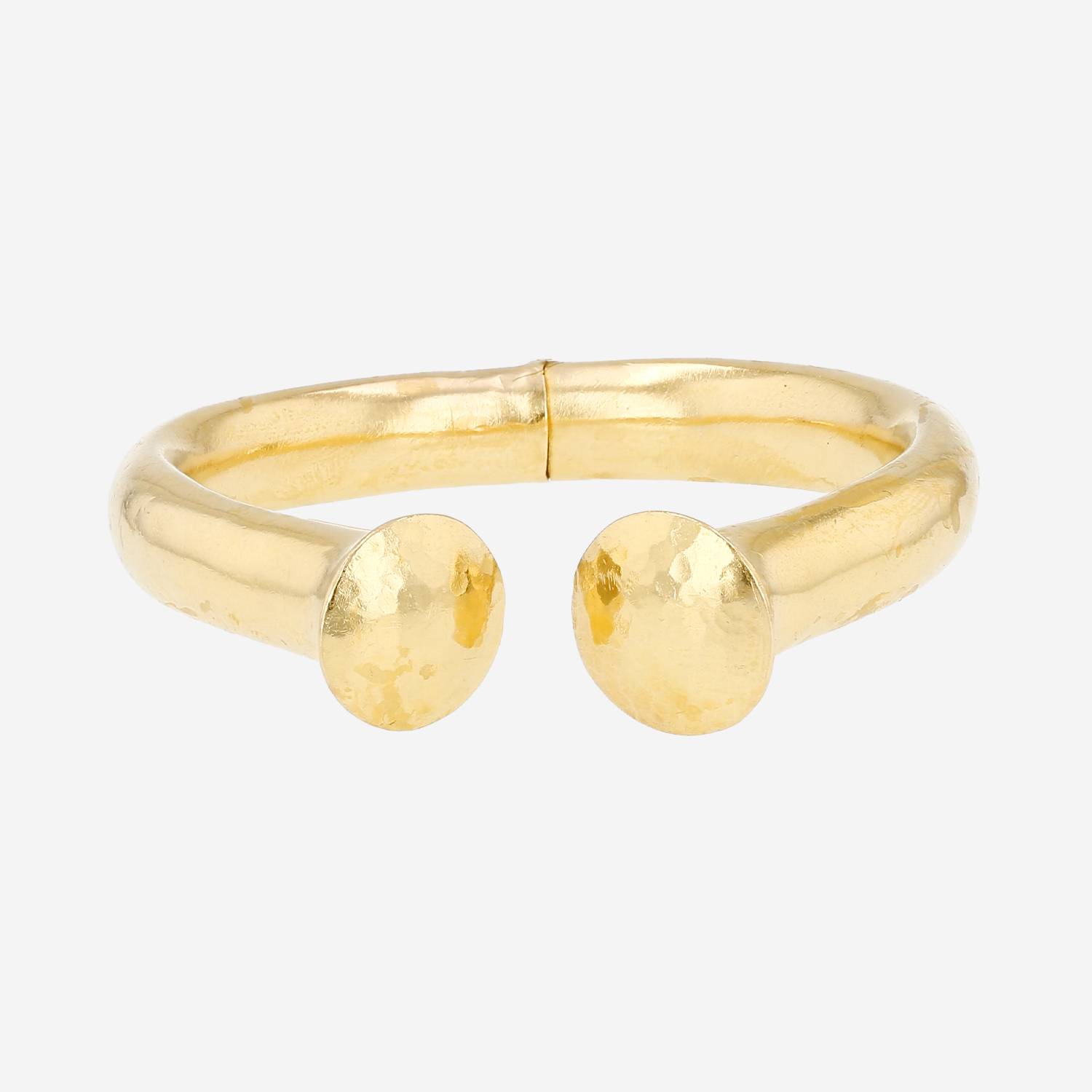 Brazalete redondo abierto Lalaounis  de oro amarillo de 22 quilates