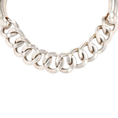 Collar ajustado Hermès  de plata