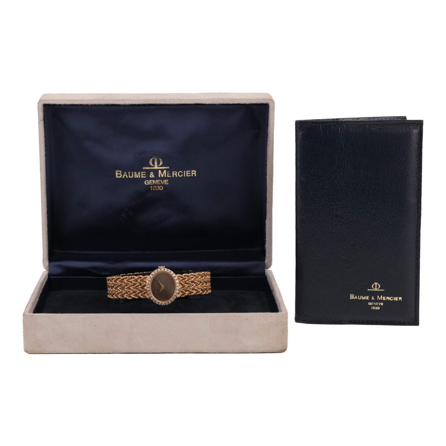 Montre Baume 
Mercier Vintage en or jaune Vers 1970