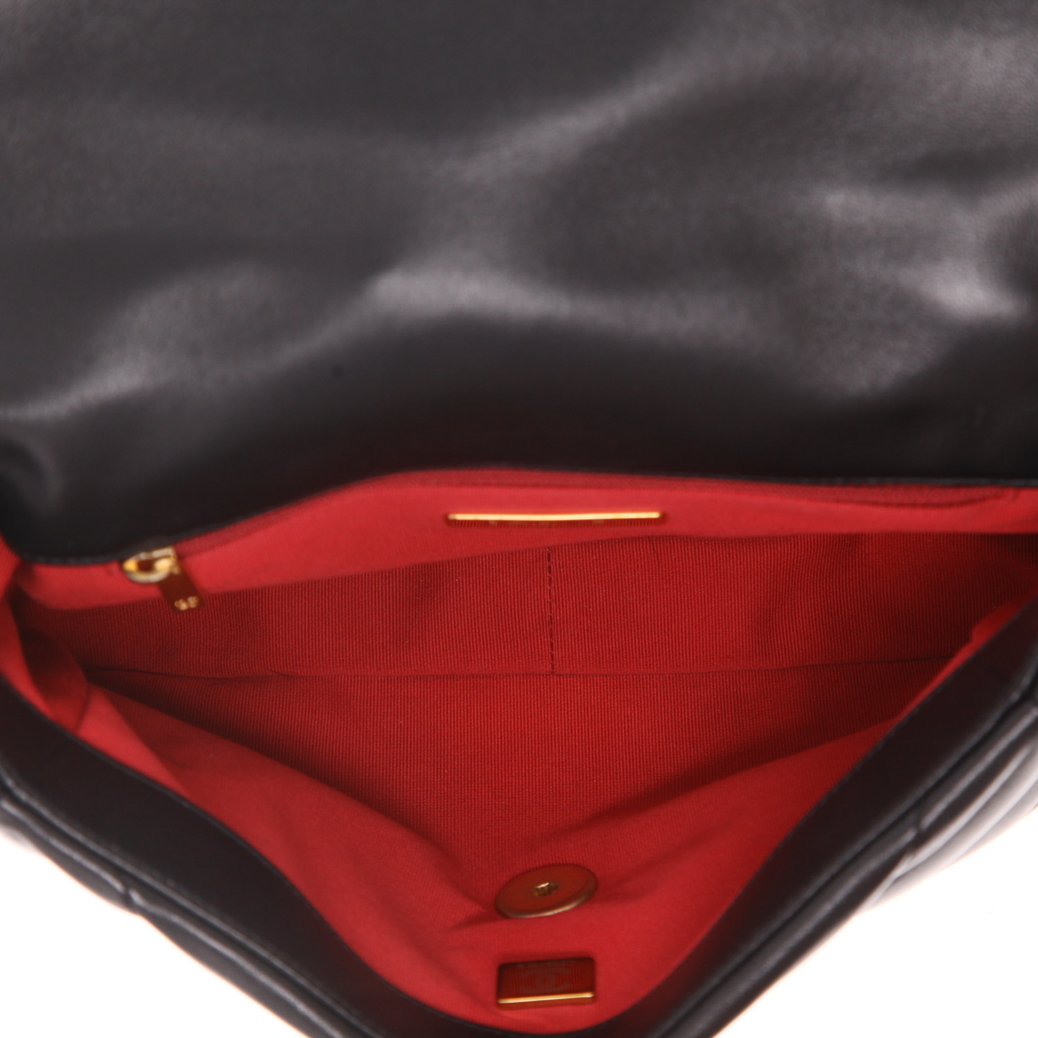 Borsa a tracolla Chanel  19 in pelle trapuntata nera - Detail D3