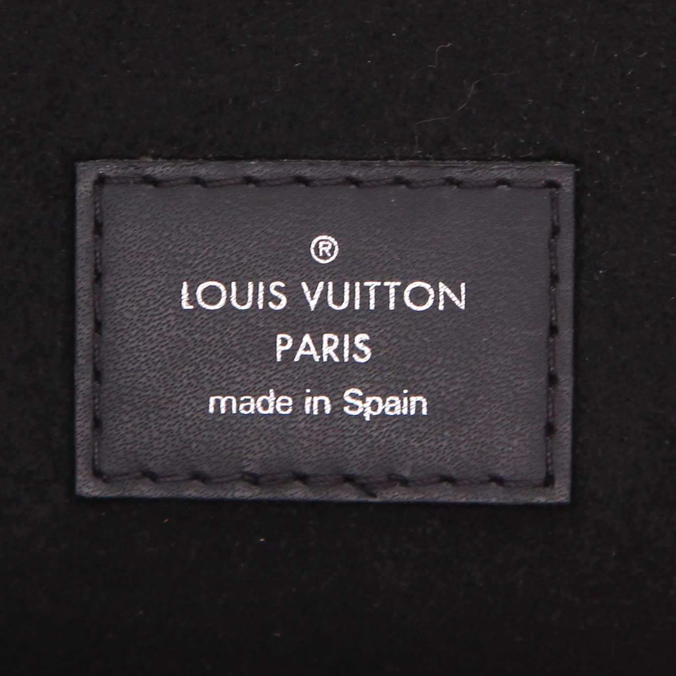 Shopping bag Louis Vuitton  Neverfull in pelle Epi blu e pelle nera - Detail D2