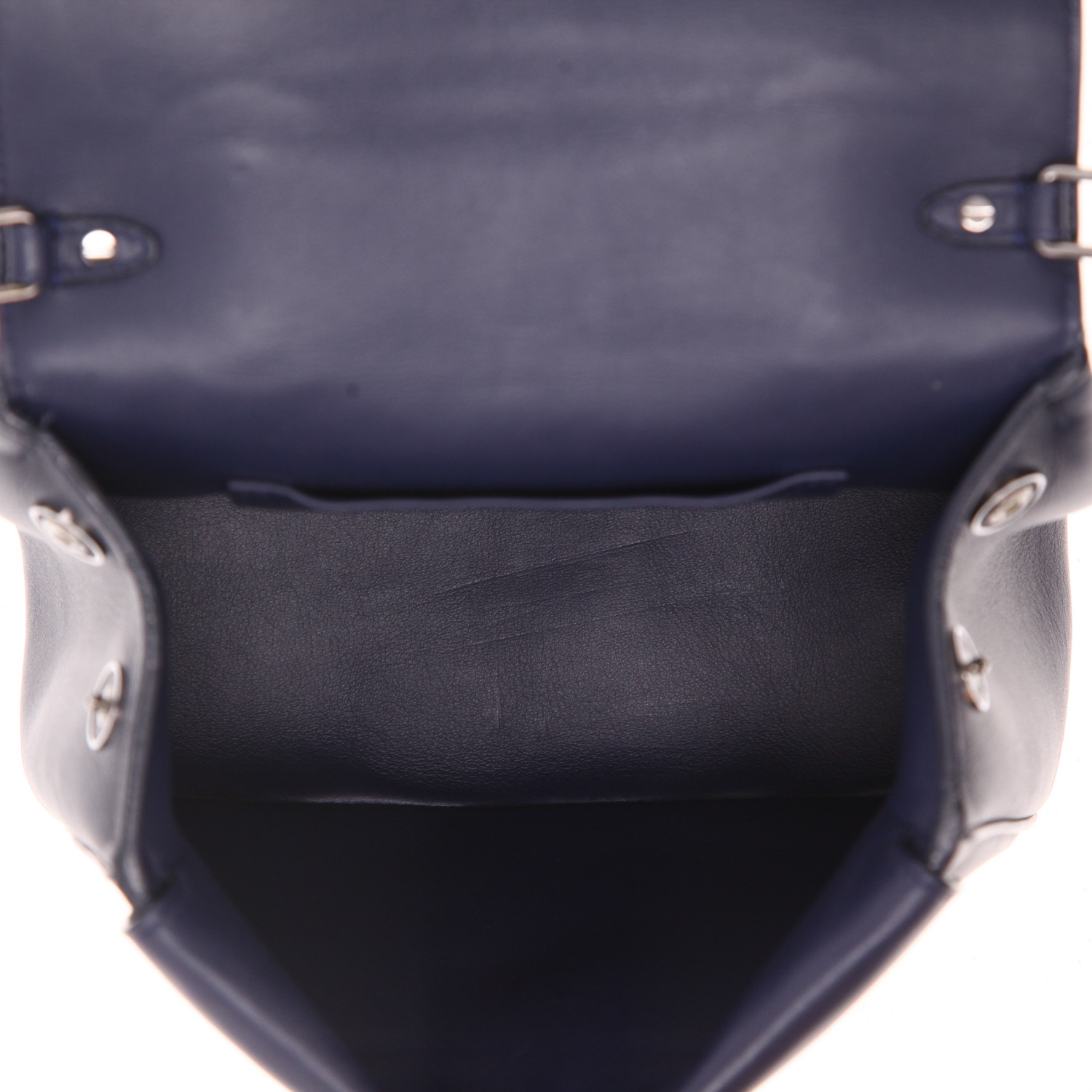 Sac à main Dior  Be Dior en cuir bleu-foncé et bleu-ciel - Detail D3