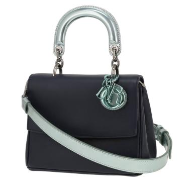 Borsa Dior  Be Dior in pelle blu scuro e celeste