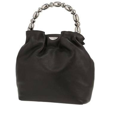Bolso de mano Dior   en cuero negro