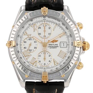 Orologio Breitling Crosswind in acciaio e oro placcato Circa 2000