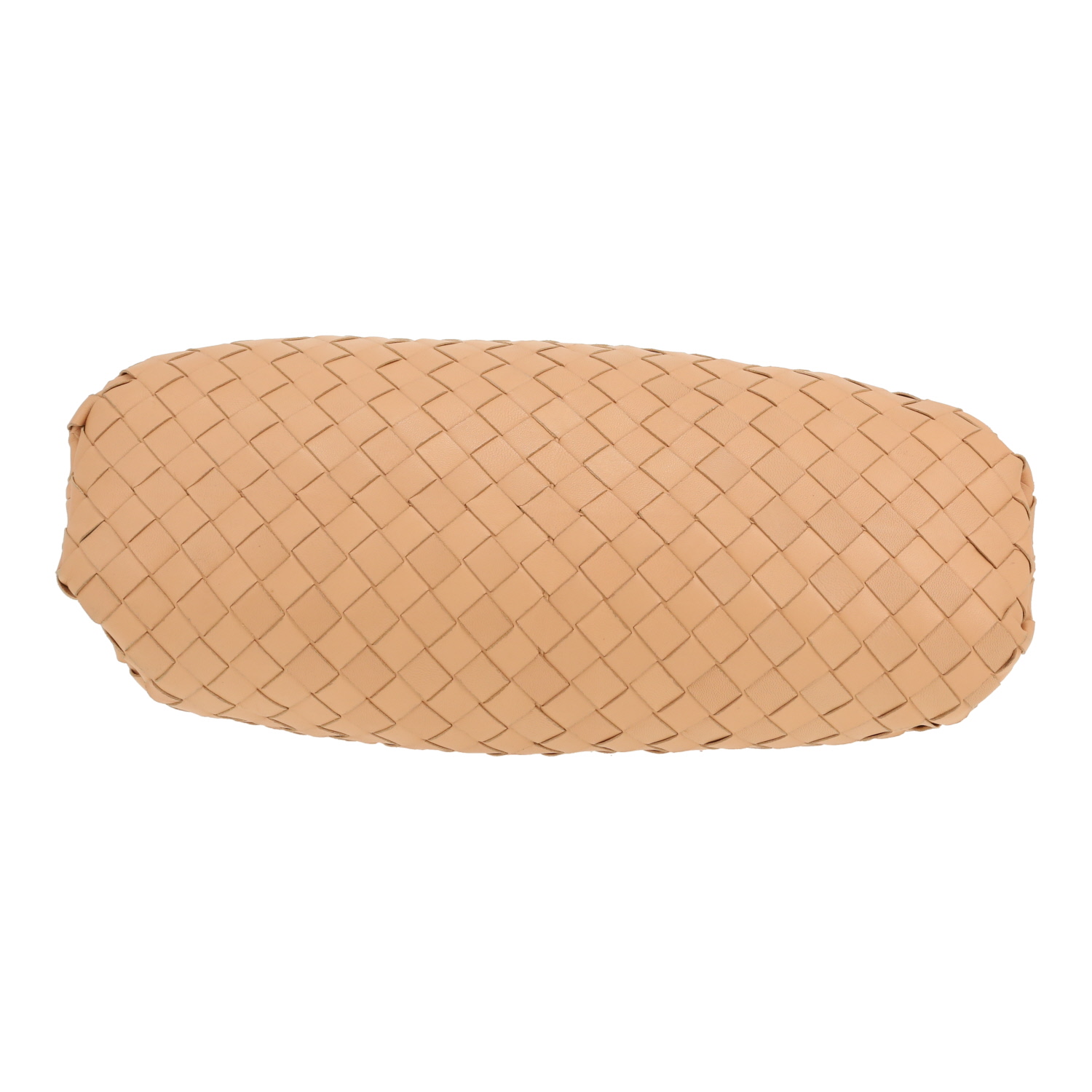 Borsetta Bottega Veneta  Pouch in pelle intrecciata beige - Detail D1