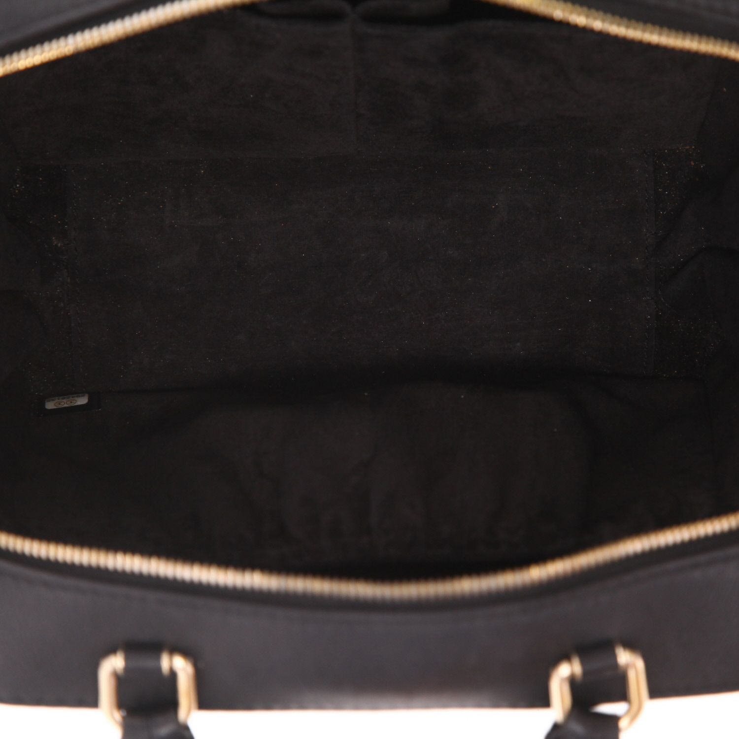 Bolso de mano Chanel   en cuero acolchado negro - Detail D3