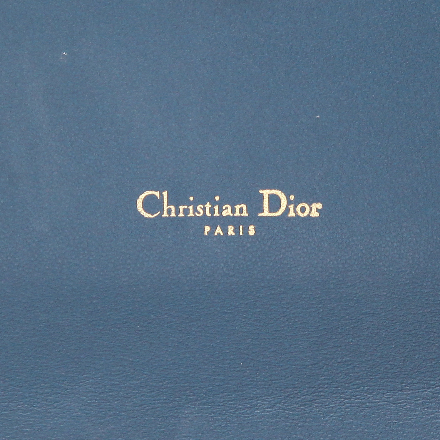 Bolsito-cinturón Dior  Caro en cuero granulado azul - Detail D2