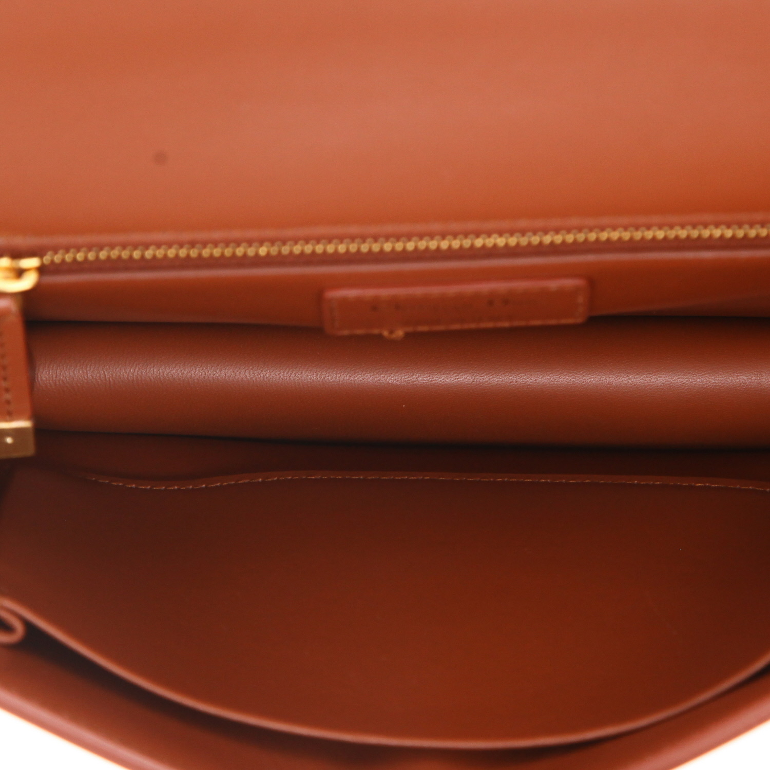 Bolso de mano Dior  30 Montaigne en cuero marrón - Detail D3