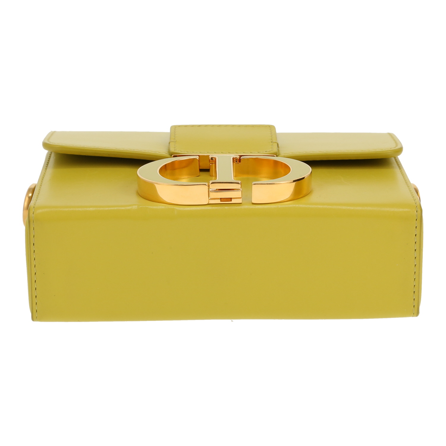 Borsa a tracolla Dior  Box 30 Montaigne modello piccolo  in pelle verde - Detail D1