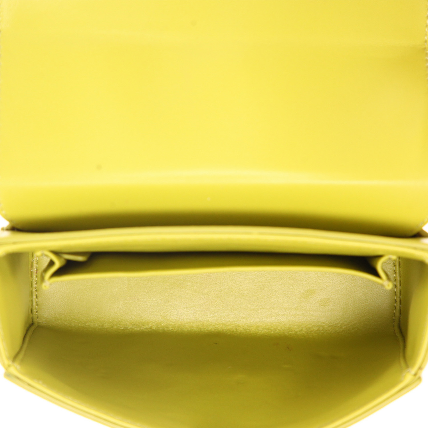 Sac bandoulière Dior  Box 30 Montaigne petit modèle  en cuir vert - Detail D3