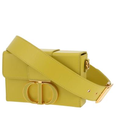 Bolso bandolera Dior  Box 30 Montaigne en cuero verde