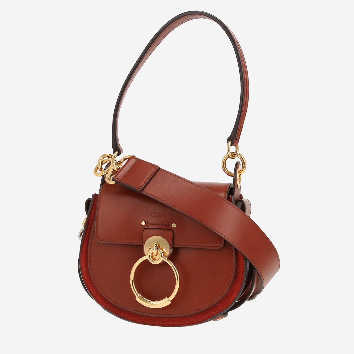 Chloé  Tess shoulder bag  in brown leather