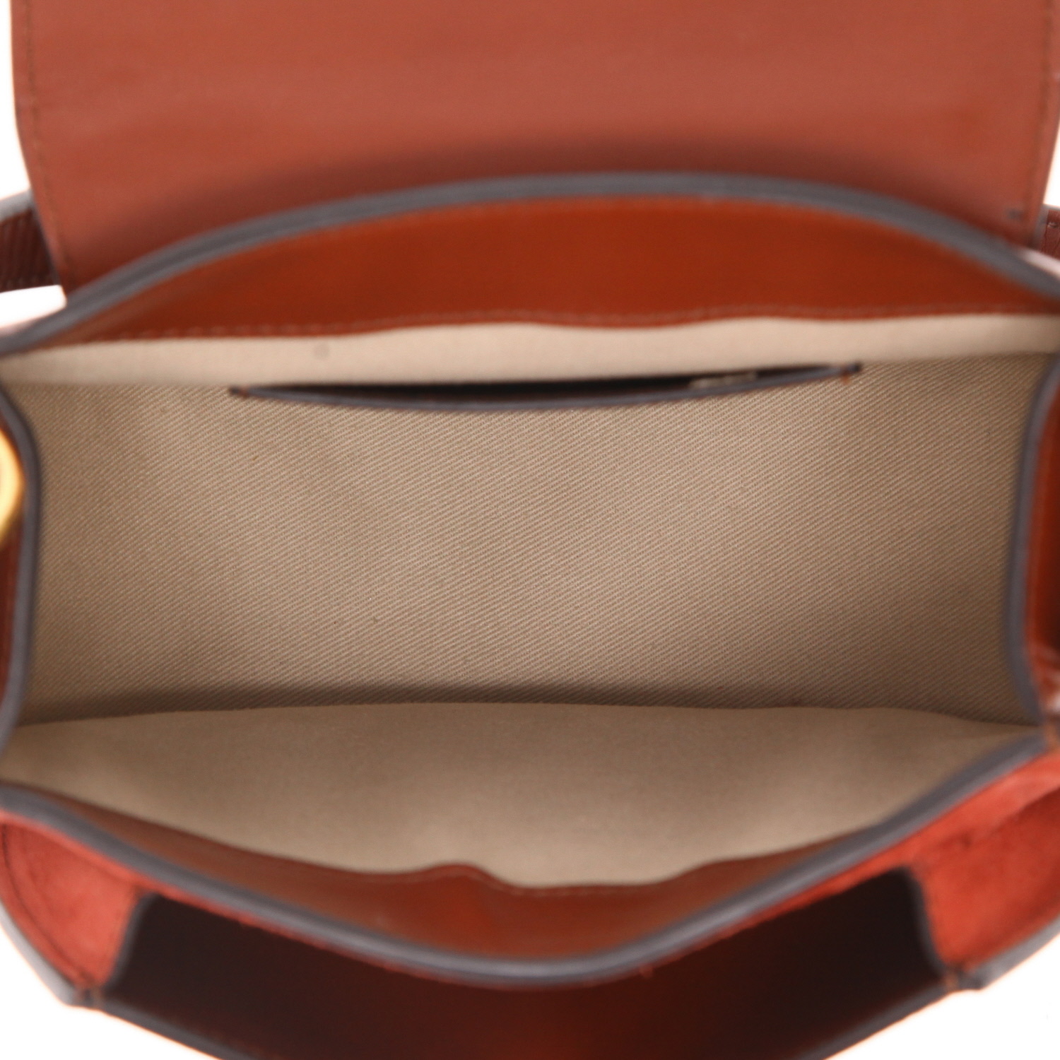 Bolso bandolera Chloé  Tess en cuero marrón - Detail D3